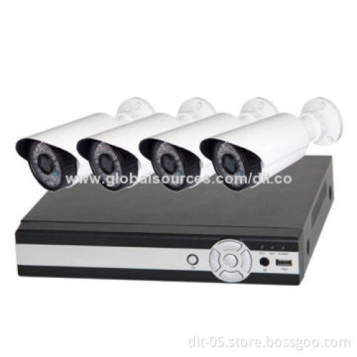 4 Channels 720p HD CVI DVR Kit, Supports P2P Cloud Function, Real-time HD Recording and Playback